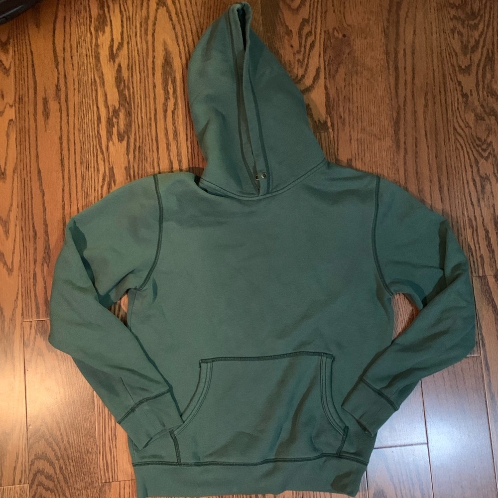 Vintage Washed Green Hoodie Medium